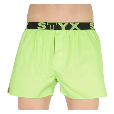 Pánské trenky Styx sportovní guma zelené 94331902