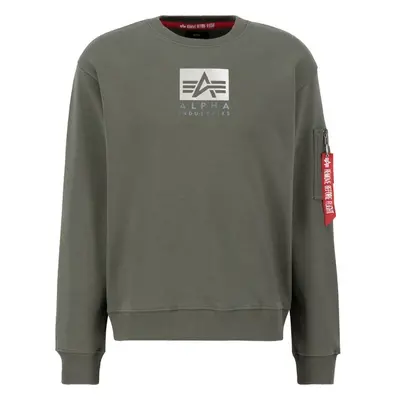 ALPHA INDUSTRIES Mikina khaki / bílá 97942021