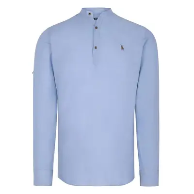 G783 DEWBERRY JUDGE COLLAR MENS SHIRT-BLUE 99791510