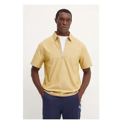 Bavlněné polo tričko Puma MMQ béžová barva, 626642 99287656