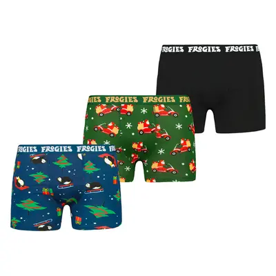 Pánské boxerky Merry Ride 3P Frogies Christmas 89528430