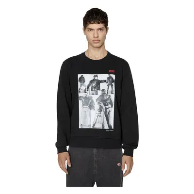 Diesel Sweatshirt - PR-S-GINN SWEAT-SHIRT black 99788376