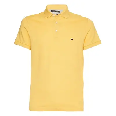 Tommy Hilfiger Polo shirt - MOULINE TIPPED SLIM POLO yellow 99808734