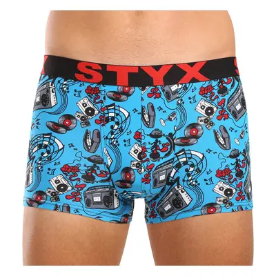 Pánské boxerky Styx art sportovní guma hudba (G1558) 100212643