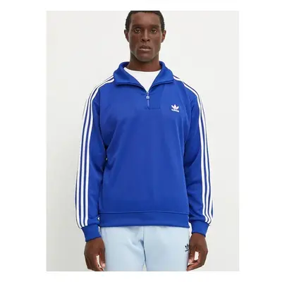 Mikina adidas Originals pánská, modrá barva, hladká, IX5216 99233505