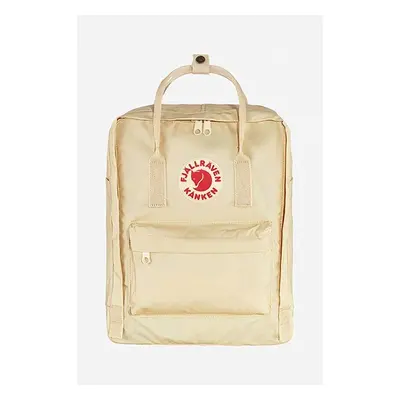 Batoh Fjallraven Kanken béžová barva, velký, s aplikací, F23510.115 84017968