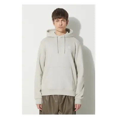 Mikina adidas Originals Trefoil Essentials Hoody pánská, béžová barva, 99542959