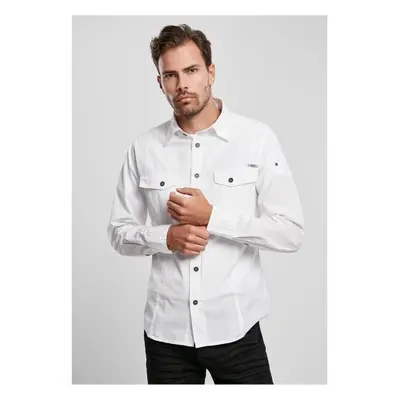 Pánská košile Brandit Slim Worker Shirt - bílá 53190085