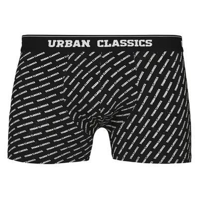 Urban Classics Pánské boxerky 5-balení bílé/černé/s nápisem/pruhované 89518634