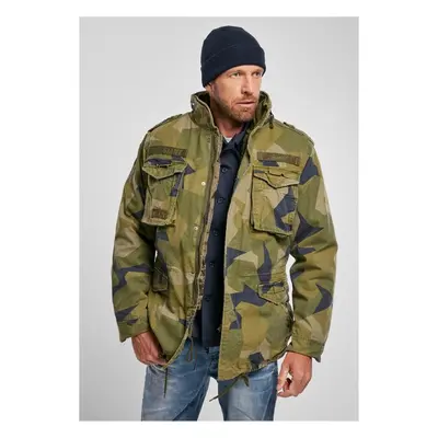 Brandit Pánská bunda Urban Classics M-65 Giant Swedisch Camo 91339691