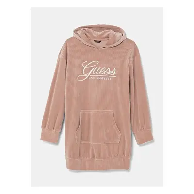 Dívčí šaty Guess růžová barva, mini, J4BK16 KCH92 100266119