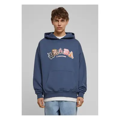 Mister Tee Pánská mMikina Drama Heavy Oversize Hoodie - modrá 88824952