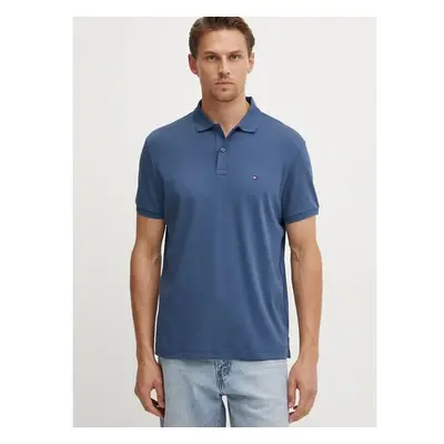 Bavlněné polo tričko Tommy Hilfiger tmavomodrá barva 99440087