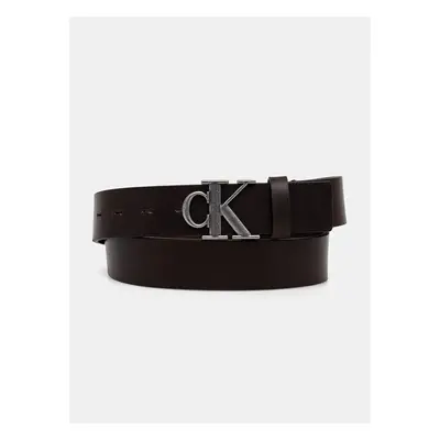 Kožený pásek Calvin Klein Jeans dámský, hnědá barva, K50K512068 99236843