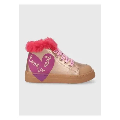 Dětské zimní boty Agatha Ruiz de la Prada zlatá barva 84755719