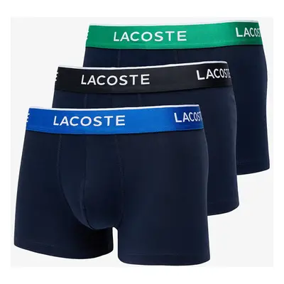 Boxerky LACOSTE Trunk Navy Blue/ Fluorine Green XL 100396824