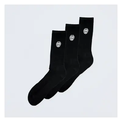 Ponožky BIDI BADU Don Carlito Crew Move Socks 3 Pack Black EUR 39-42 99600021