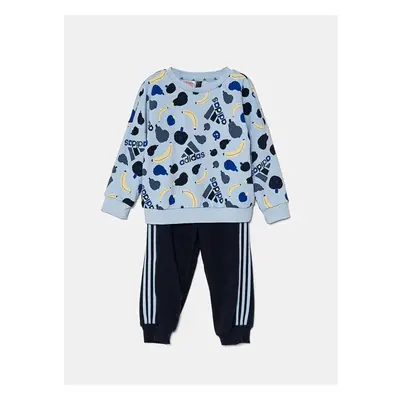 Dětská tepláková souprava adidas I FRUIT FTOG modrá barva, IW1002 99112258