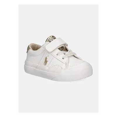 Dětské sneakers boty Polo Ralph Lauren RYLEY PS bílá barva, RL00978100 99278764