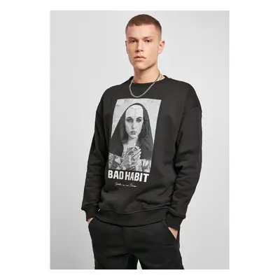 Mister Tee Bad Habit Crewneck černý 87561124