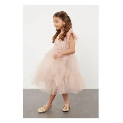 Trendyol Light Pink Girls Birthday/Party/Wedding Tutu Dress 93612728