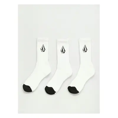 Volcom Full Stone Sock 3Pk (white)bílá 52806680