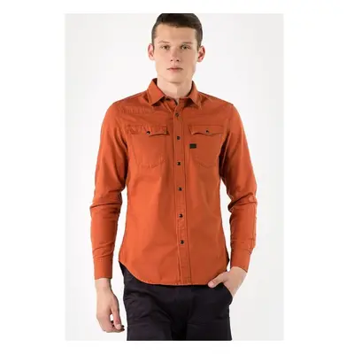 Shirt - G-STAR 3301 pm shirt l/s orange 99091853