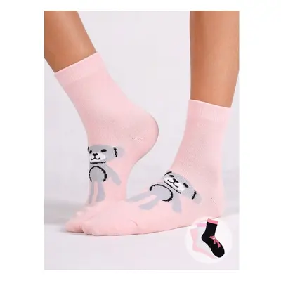 Yoclub Kidss Girls Socks Teddy 3-Pack SKA-0157G-A600 99859220