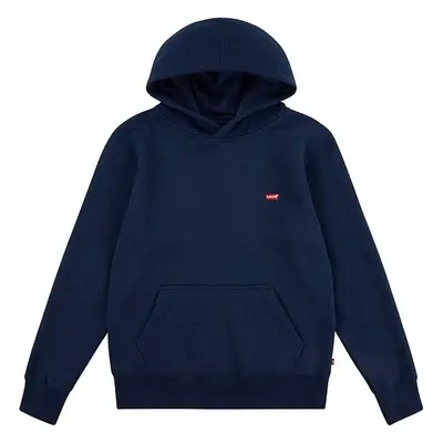 Dětská mikina Levis MINI BATWING HOODIE tmavomodrá barva, s kapucí, 99953852