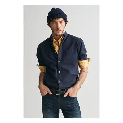 KOŠILE GANT REG FLANNEL MELANGE SHIRT MARINE 99365170