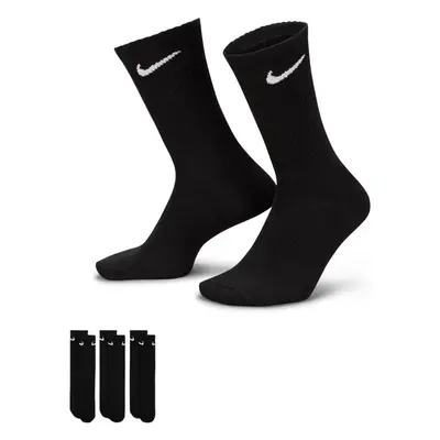 Nike U NK EVERYDAY LTWT CREW 3PR BLACK/WHITE 53631867