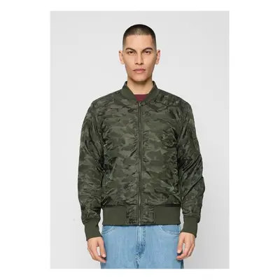 Urban Classics Bunda Tonal Camo Bomber Jacket tmavě olivová 91358874