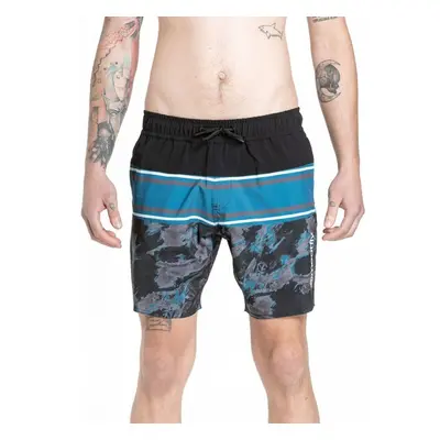 Meatfly pánské plavky Keith Boardshorts 17 Mossy Petrol | Modrá 93719901