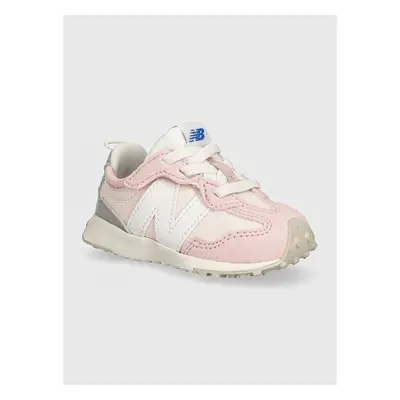 Dětské sneakers boty New Balance 327 růžová barva, NW327CK 94828548