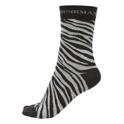 Unisex ponožky Bushman Zebra černá/bílá 100029733