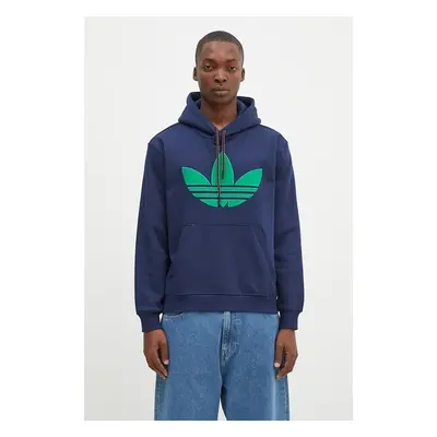 Mikina adidas Originals Hooded Sweat pánská, tmavomodrá barva, s 99834172