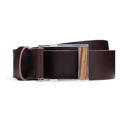 BeWooden Kožený opasek Linea Belt 13508753