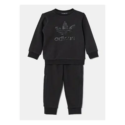 Dětská tepláková souprava adidas Originals CREW SET šedá barva, IY1749 99233399