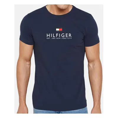 Pánské modré triko Tommy Hilfiger 55169 84046230