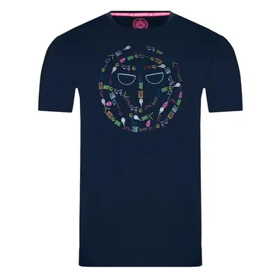 Dětské tričko BIDI BADU Baszon Lifestyle Tee Dark Blue, Mixed 152 cm 99600054