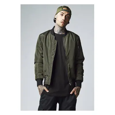 Urban Classics 2-Tone Bomber Jacket darkolive/černá 99790511