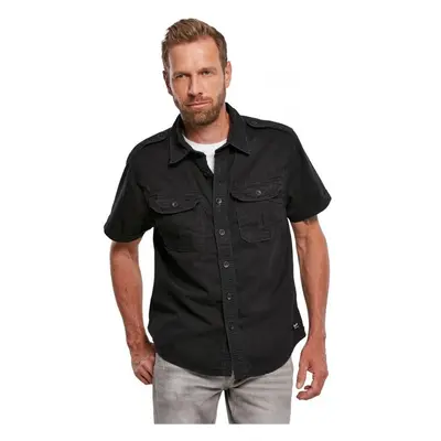 BRANDIT Vintage Shirt shortsleeve - black 53603798