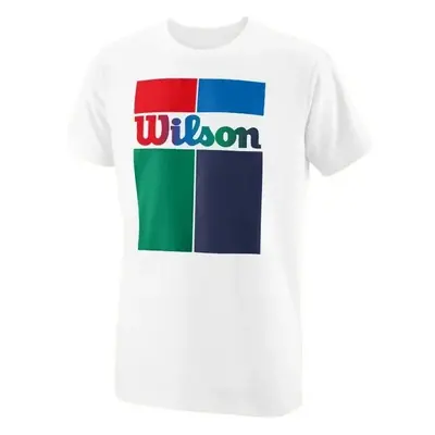 Dětské tričko Wilson Competition B Crew Tech Tee White 99600188