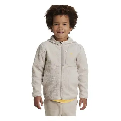 Dětská mikina adidas LK DY LK TT béžová barva, s kapucí, s aplikací, 95717100