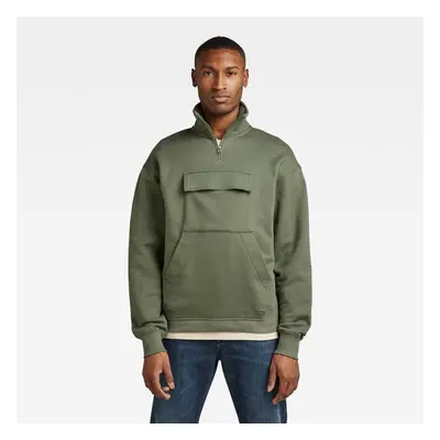 G-STAR Sweatshirt - Double points loose skipper sw zelená 99788282