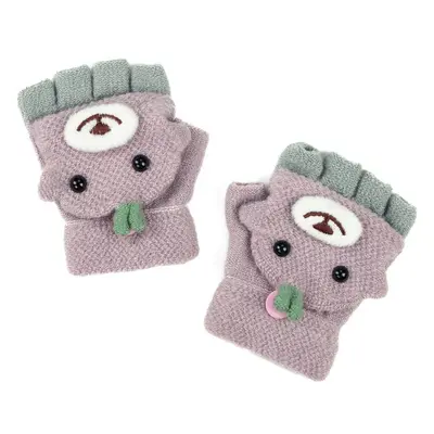 Art Of Polo Kidss Gloves Rk22249-1 Light Grey/Light Pink 87113619