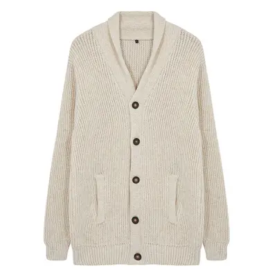 Trendyol Beige Regular Fit Wool Shawl Collar Knitwear Cardigan 99794968