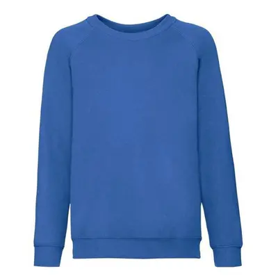 Niebieska bluza dziecięca Raglan Sweat Fruit of the Loom 91230341