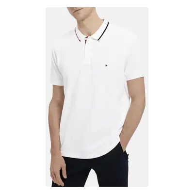 Pánské bílé polo triko Tommy Hilfiger 55677 88424467