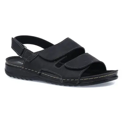 Polaris 400511.m1Fx Black Man Sandals 99078020